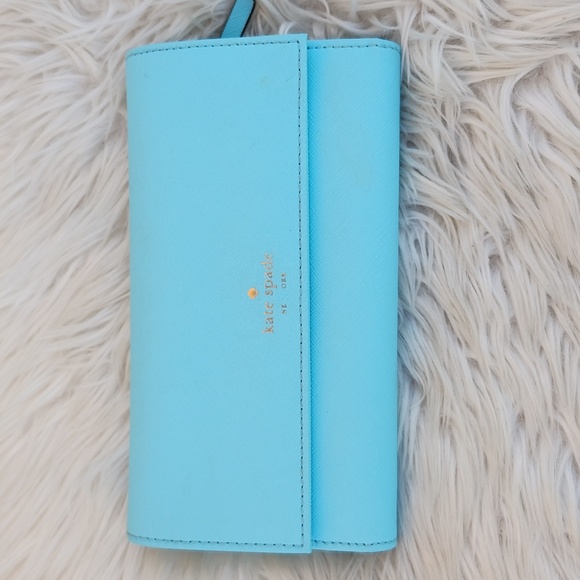 kate spade Handbags - KATE SPADE LEATHER TRI-FOLD LONG WALLET/PHONE CASE